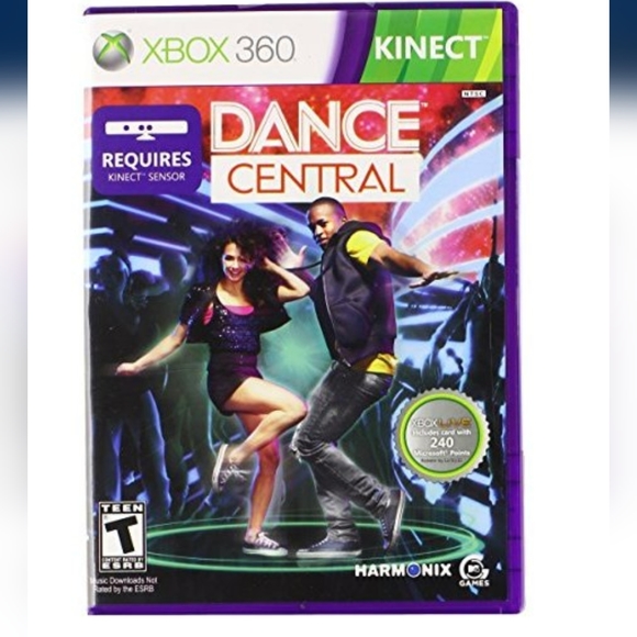 XBOX 360 Kinect Dance Central Harmonix Games Rated T (Teen) - Picture 1 of 4